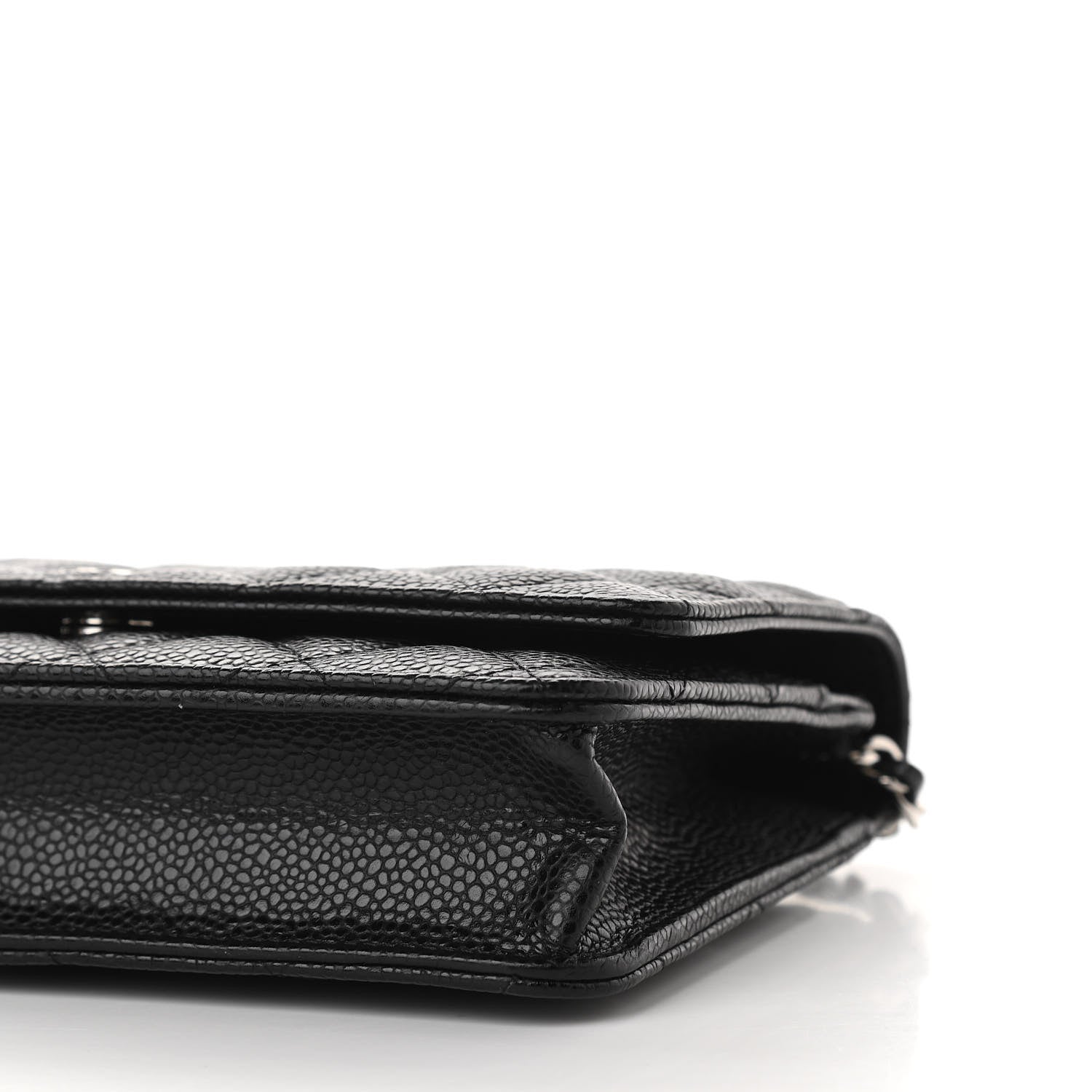 Chanel Caviar Quilted Wallet On Chain WOC Black 12 of 12