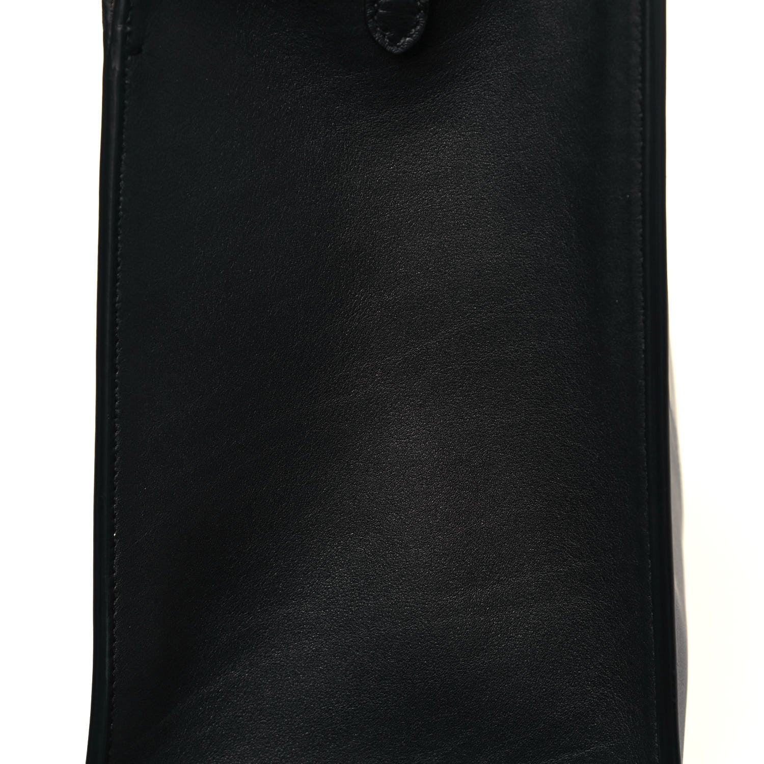 Fendi Vitello Seta Glazed Fabric FF 1974 Medium Peekaboo X-Lite Black Mogano Panna 12 of 12