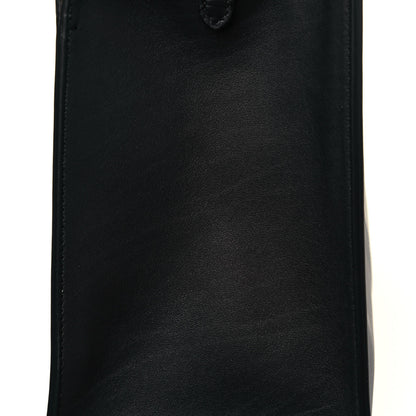 Fendi Vitello Seta Glazed Fabric FF 1974 Medium Peekaboo X-Lite Black Mogano Panna 12 of 12