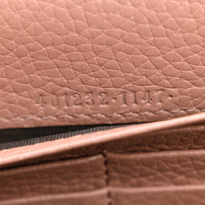 Gucci Cellarius Calfskin GG Marmont Chain Wallet Rosy Phard 6 of 12