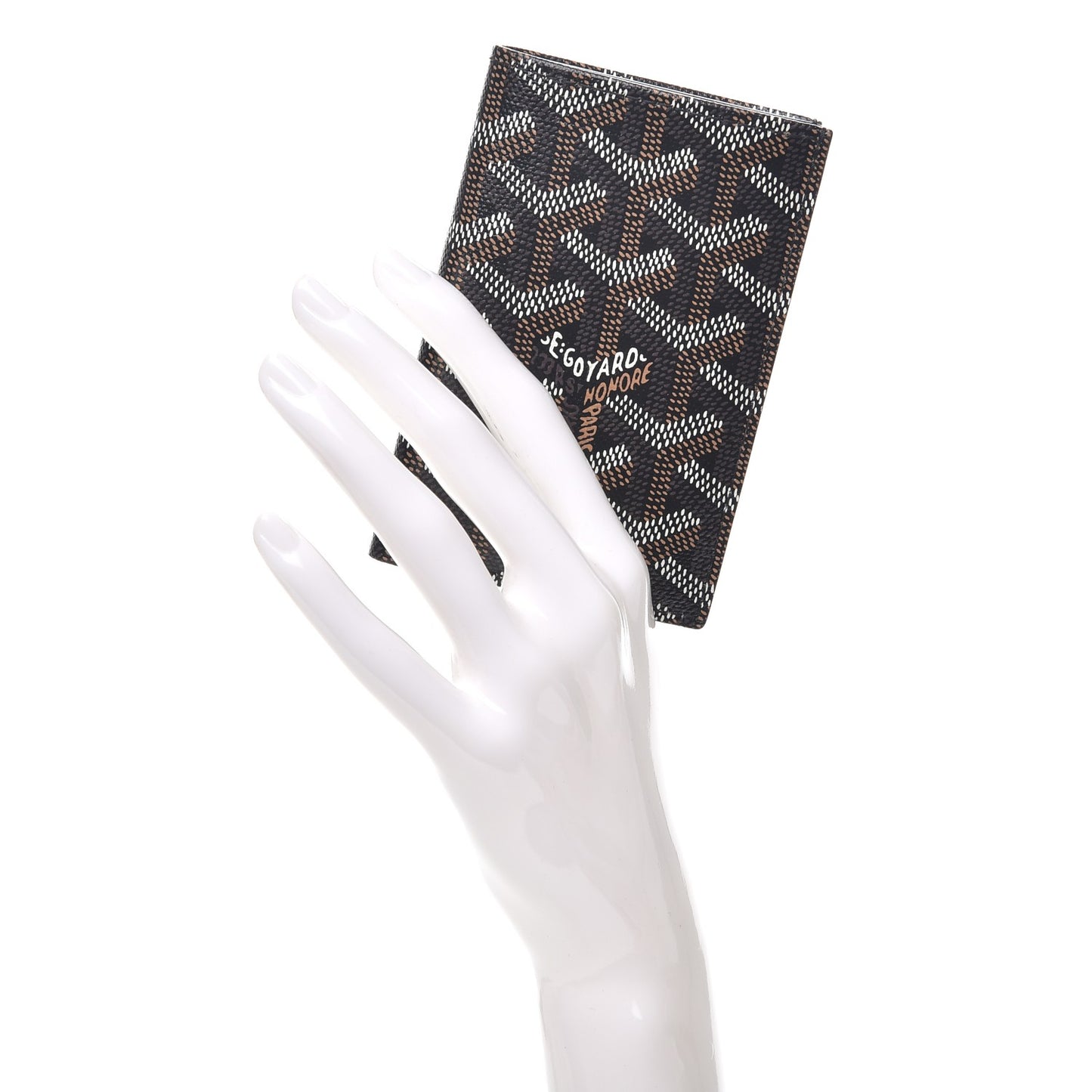 Goyardine Saint Pierre Card Holder Black