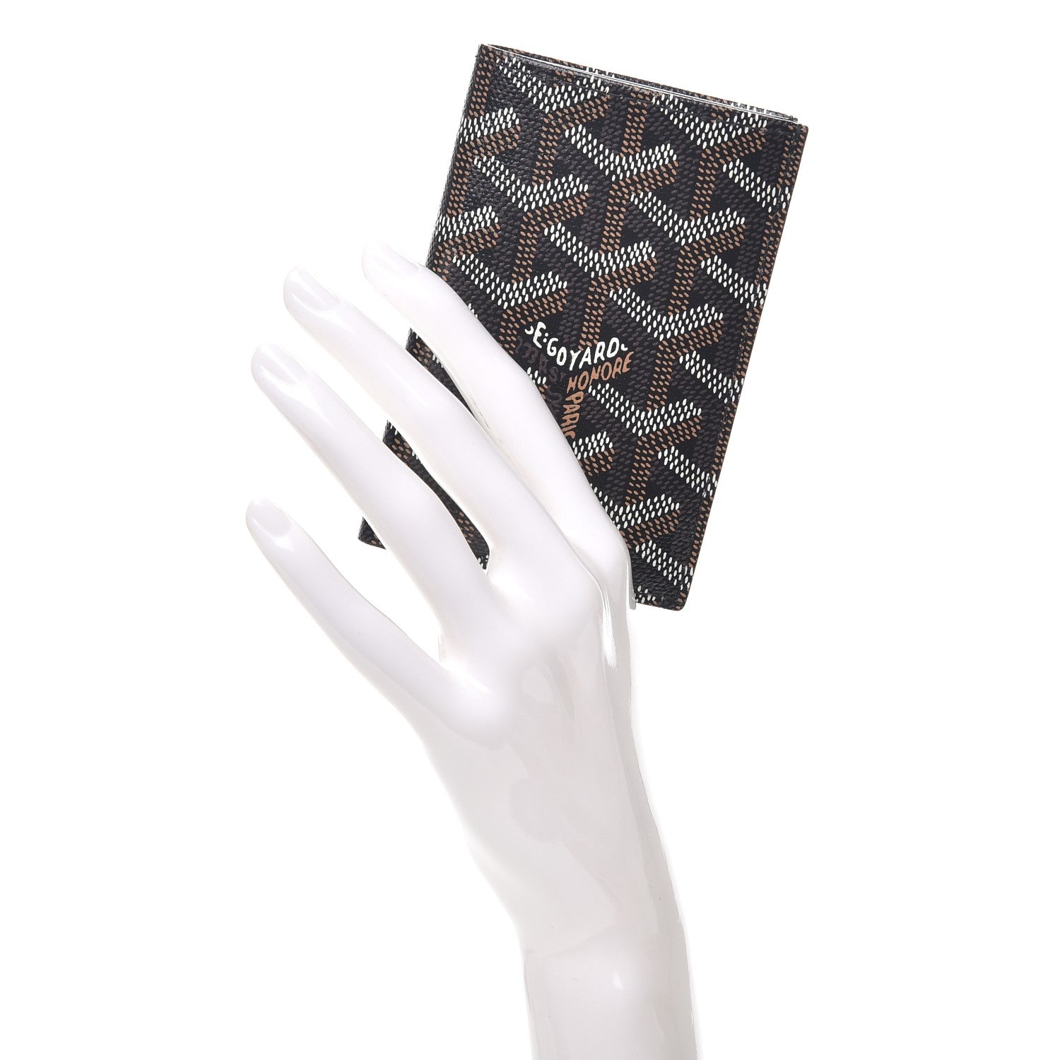 Goyard Goyardine Saint Pierre Card Holder Black 2 of 7