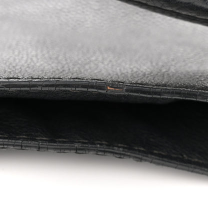 Prada Vitello Daino Embossed Logo Hobo Black 11 of 13