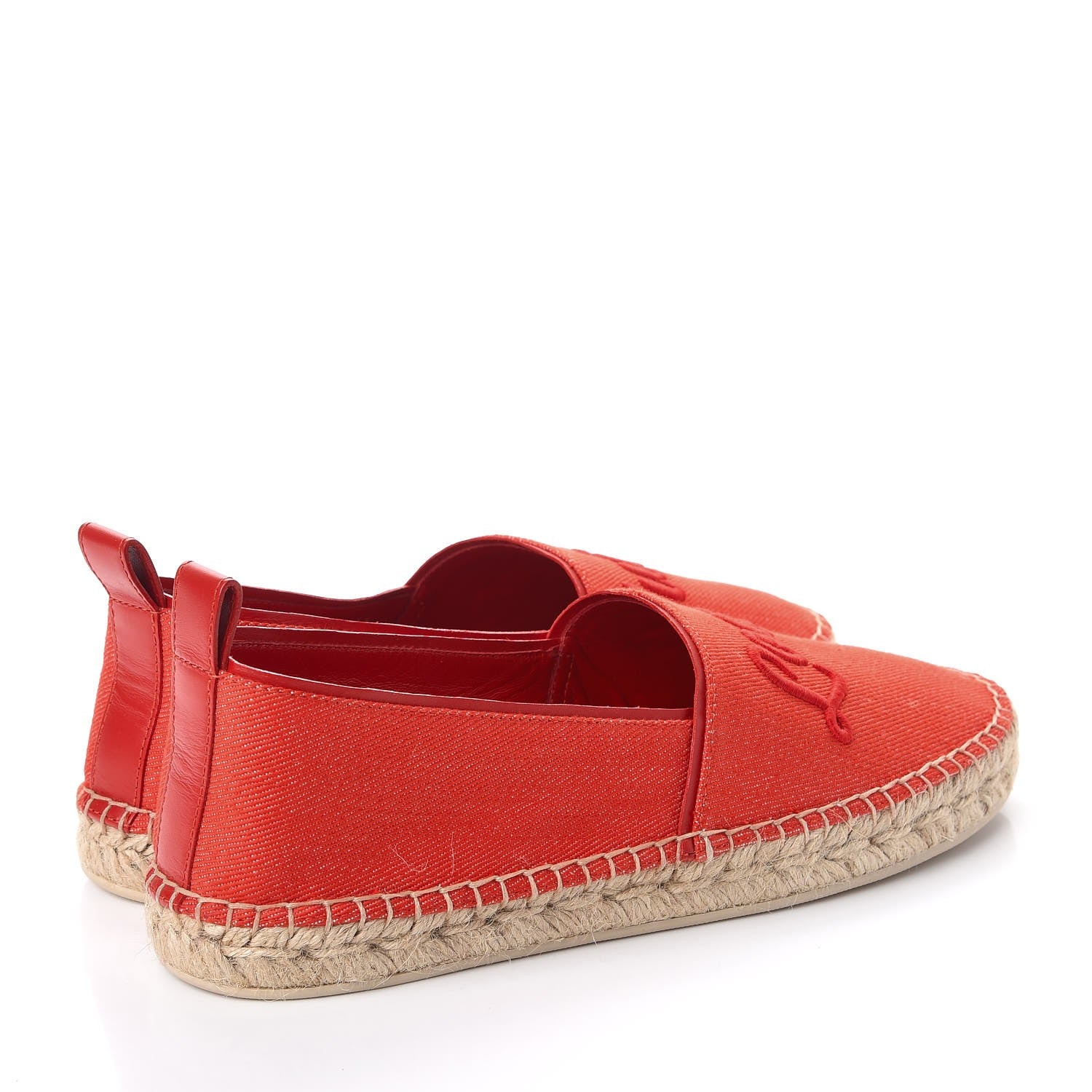 Louis Vuitton Canvas Waterfall Espadrille 38 Rouge 4 of 9