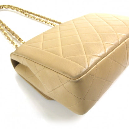 Chanel Leather Quilted Medium Flap Beige 5 of 13