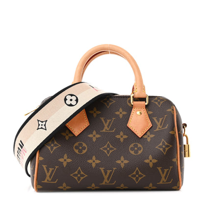 Louis Vuitton Monogram Speedy Bandouliere 20 Black 1 of 9