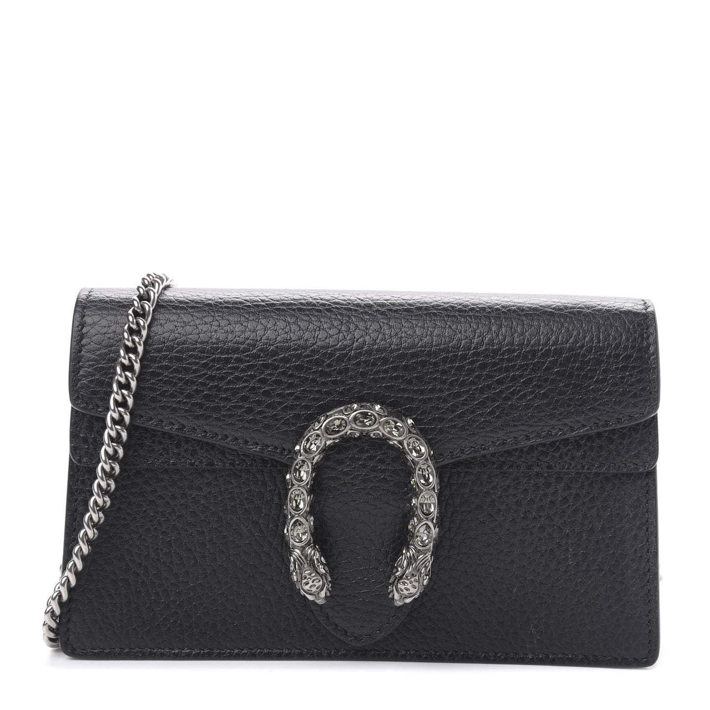 Calfskin Super Mini Dionysus Shoulder Bag Black