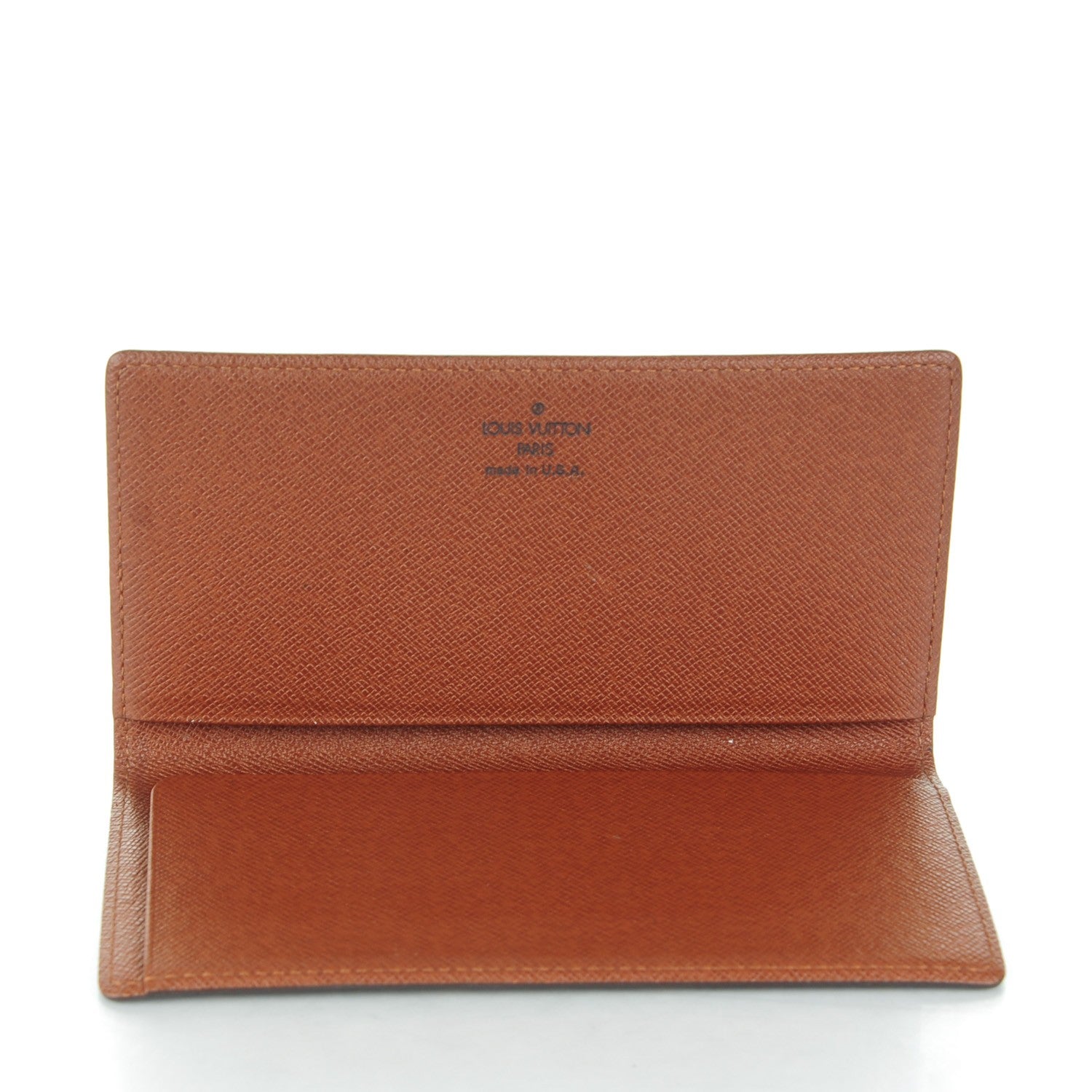 Louis Vuitton Monogram Simple Checkbook Holder Wallet Cover 5 of 7