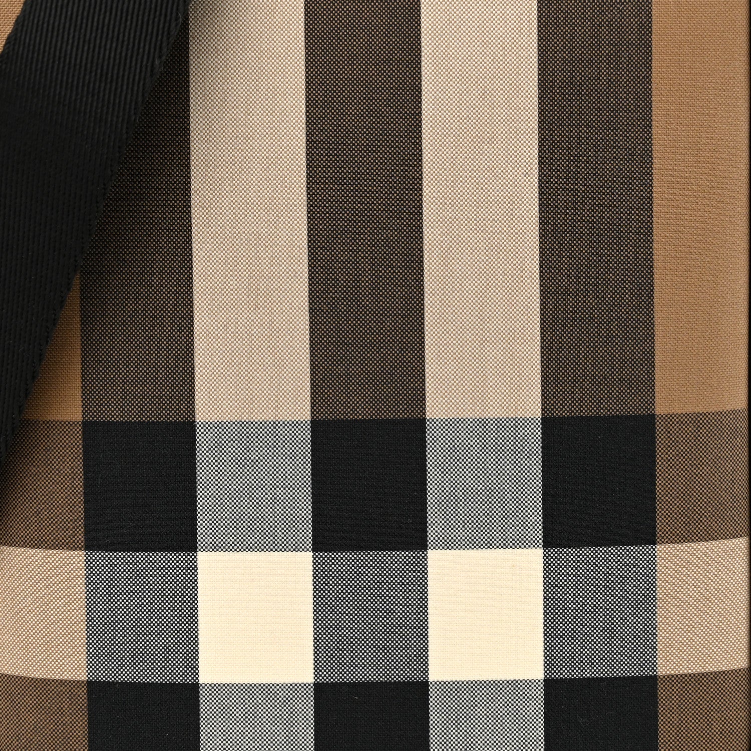 Burberry Canvas Super Exploded Check Vertical Paddy Camera Bag
