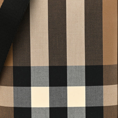 Burberry Canvas Super Exploded Check Vertical Paddy Camera Bag Taupe Brown 7 of 9