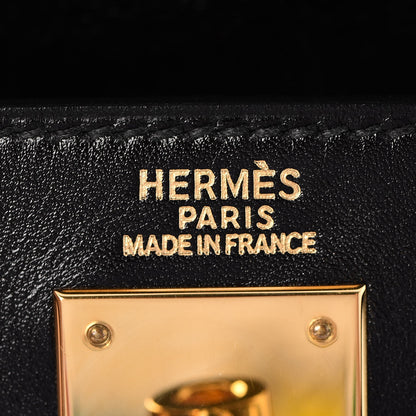 Hermes Box Kelly Retourne 32 Black 19 of 35
