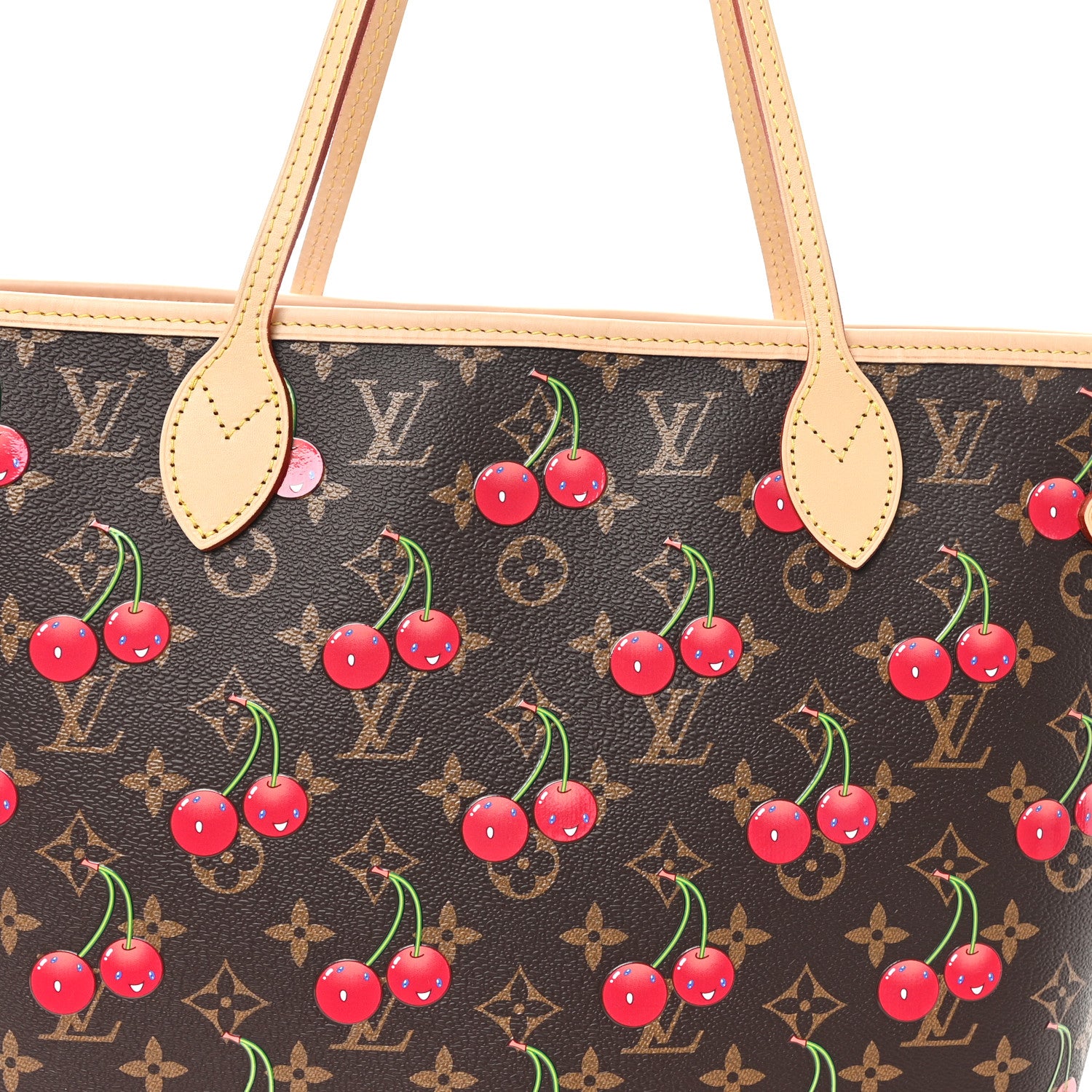 Louis Vuitton LV X TM Monogram Cerises Neverfull MM 8 of 10