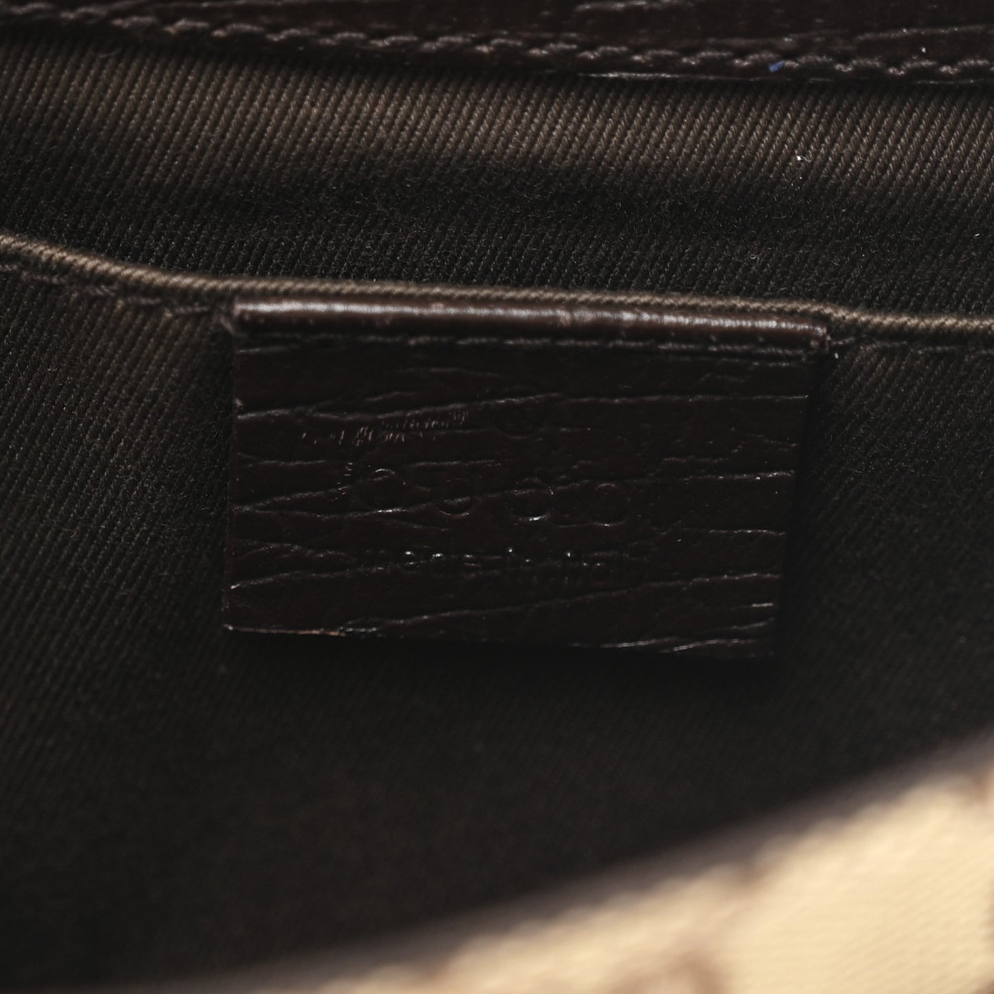Monogram Horsebit Clutch Dark Brown
