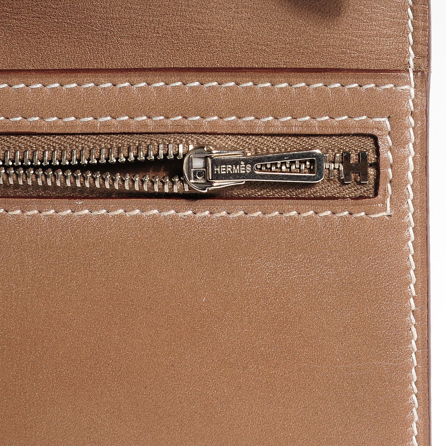 Hermes Box Bearn Gusset Wallet Etoupe 7 of 10