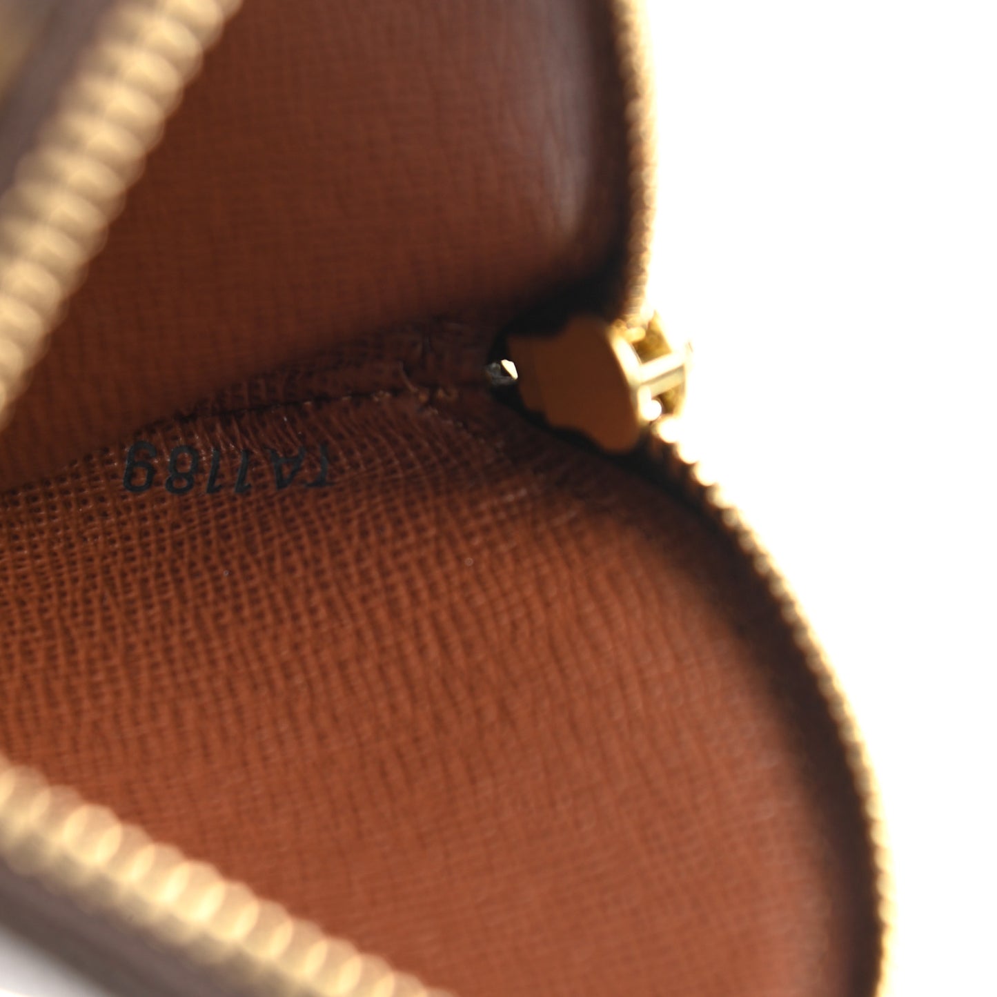 Monogram Round Coin Purse