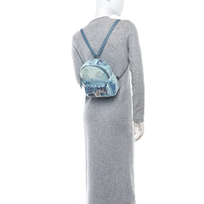 Chanel Sequin Tri-color Waterfall Backpack Light Blue 2 of 11