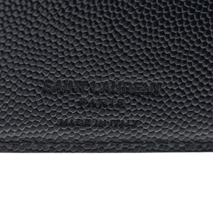 Saint Laurent Grain De Poudre Portefeuille Bi-Fold Wallet Navy 6 of 6