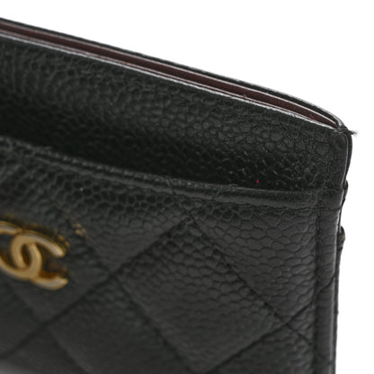Chanel Caviar Quilted Card Holder Black 10 of 11