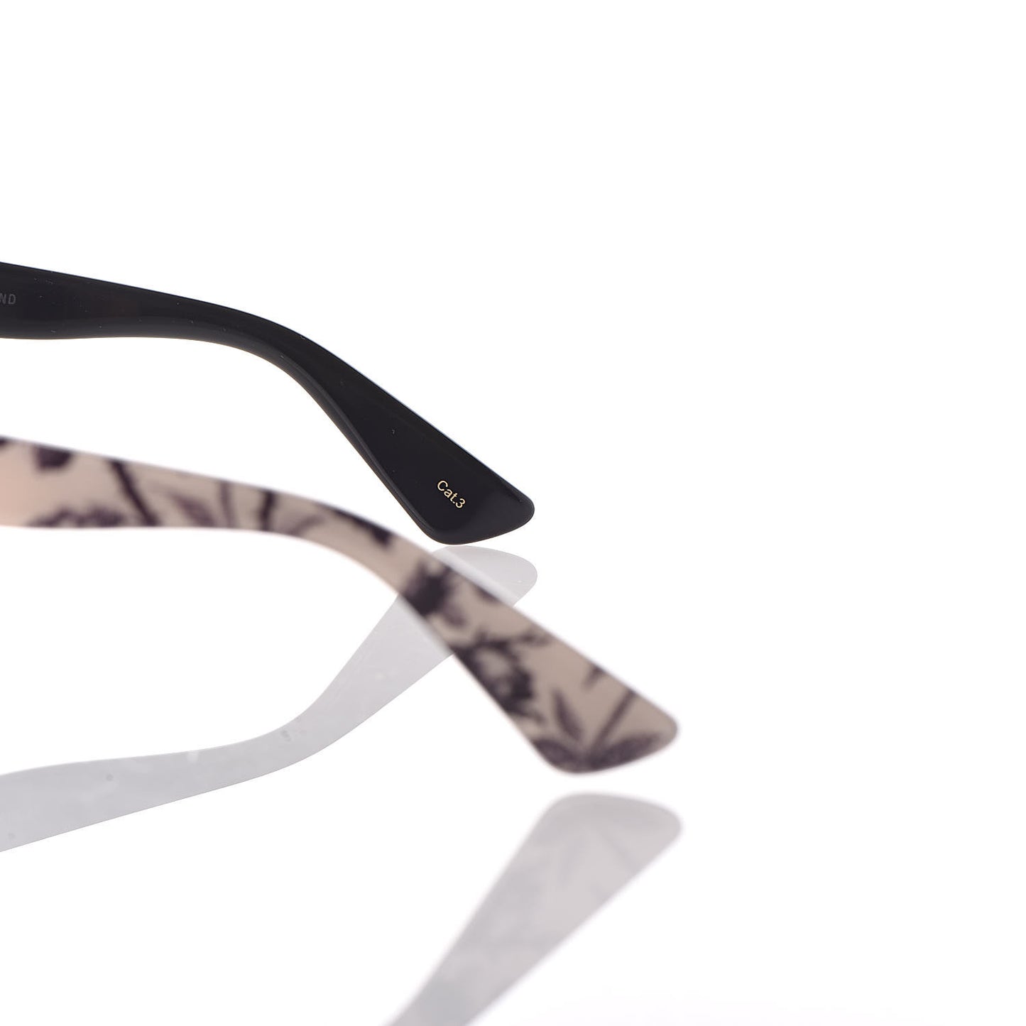 Acetate Herbarium Print Square Frame Sunglasses GG0029SA White