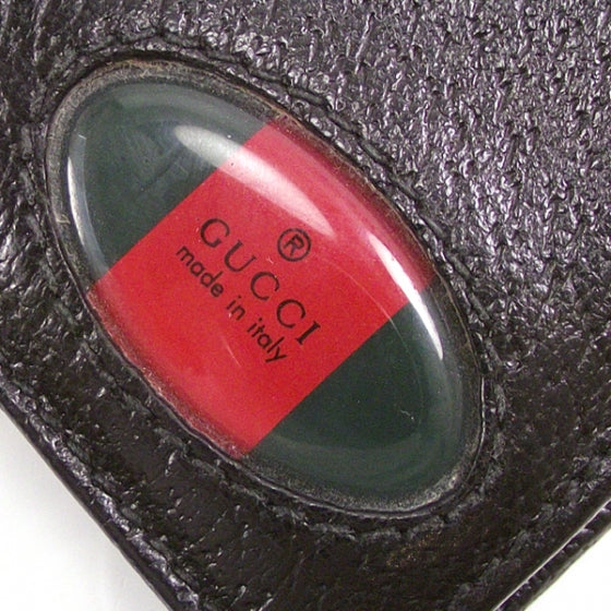 Leather Signature Mens Wallet Black
