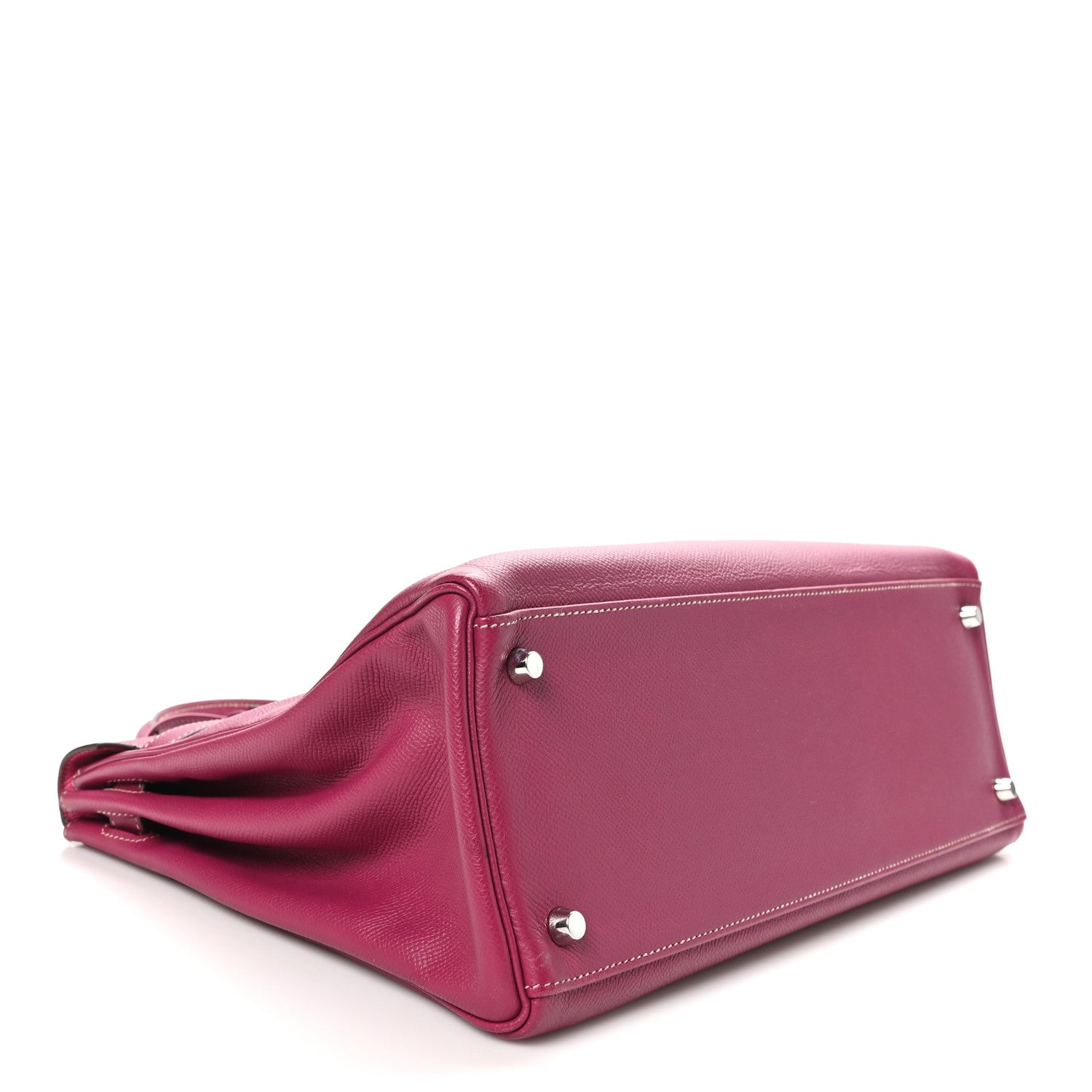 Hermes Epsom Candy Kelly Retourne 35 Tosca Rose Tyrien 4 of 10