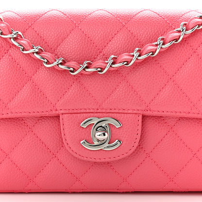 Chanel Caviar Quilted East West Flap Pink 8 of 10
