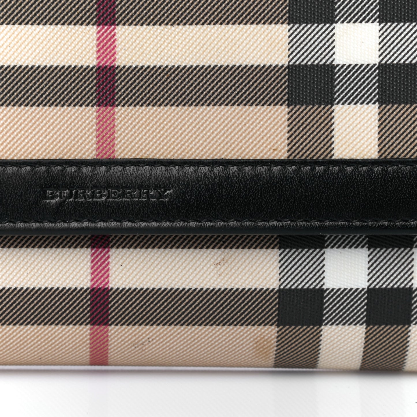 Nova Check Continental Wallet Black
