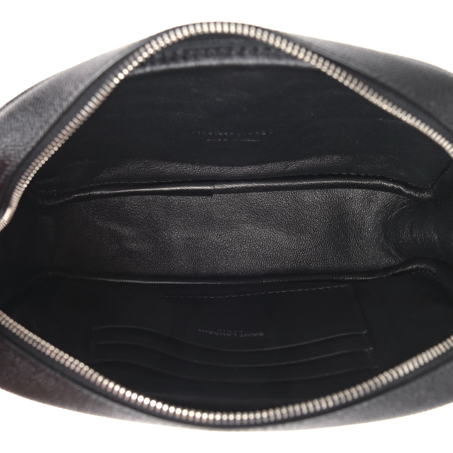 Saint Laurent Grain De Poudre Matelasse Monogram Mini Lou Camera Bag Black 5 of 9