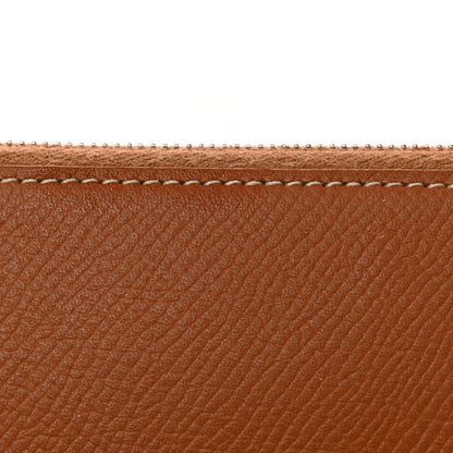 Hermes Epsom Silk'In Wallet Gold 8 of 9
