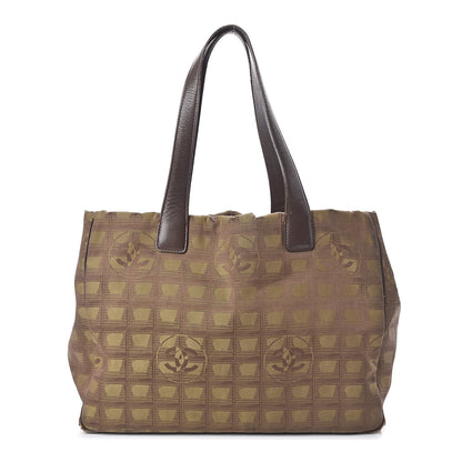 Chanel Nylon Medium Travel Tote Khaki 1 of 15