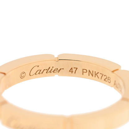 Cartier 18K Yellow Gold 2.5mm Maillon Panthere Wedding Band Ring 47 4 4 of 4