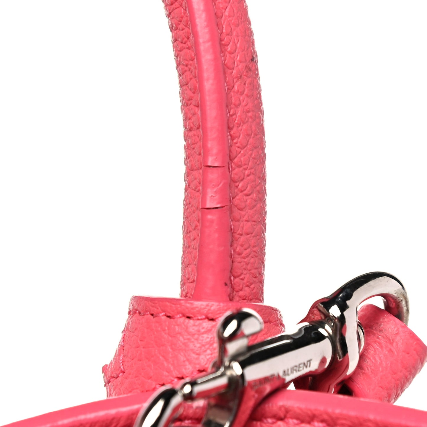 Grained Calfskin Nano Sac De Jour Coral