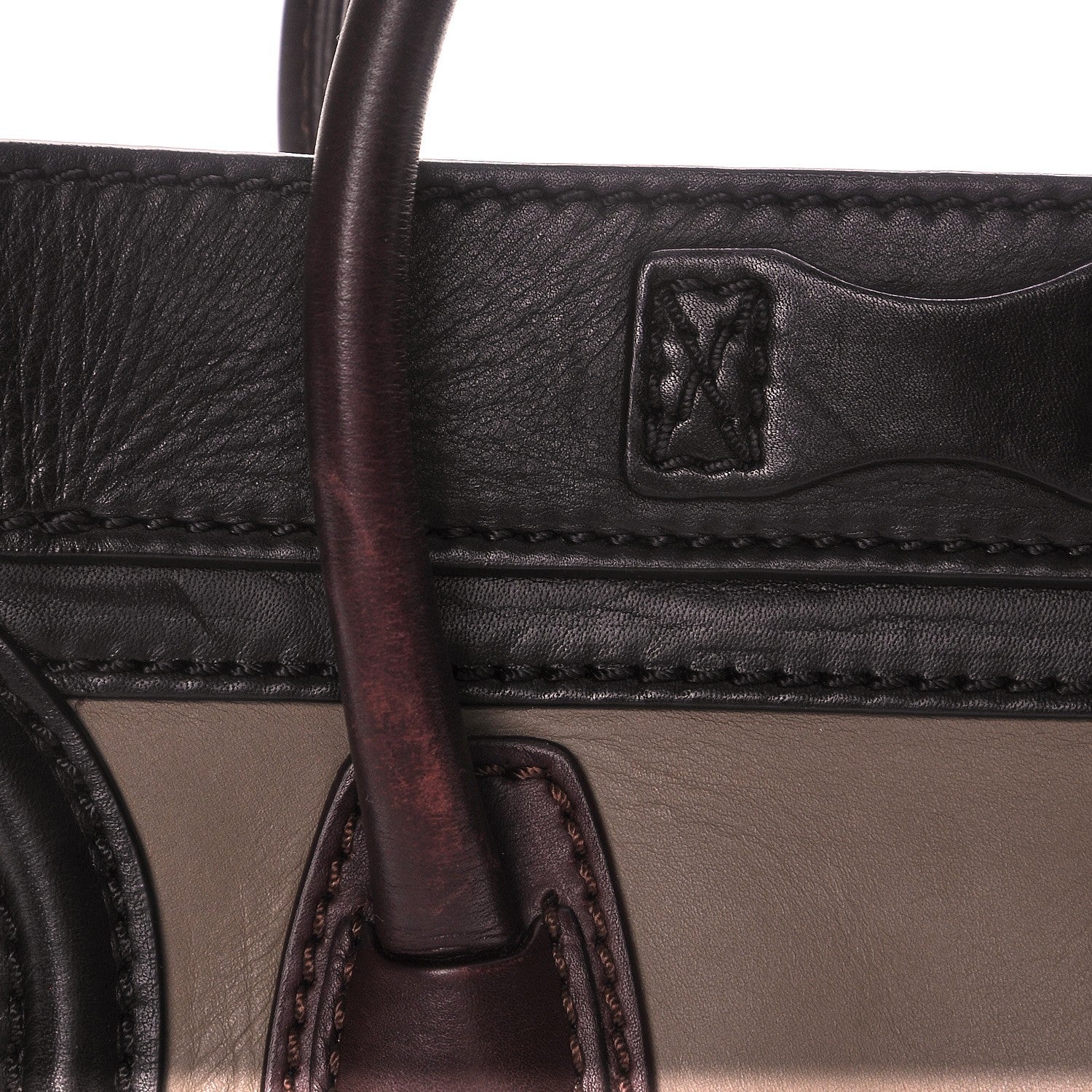 Celine Smooth Calfskin Nano Tri-Color Luggage Grey 8 of 8