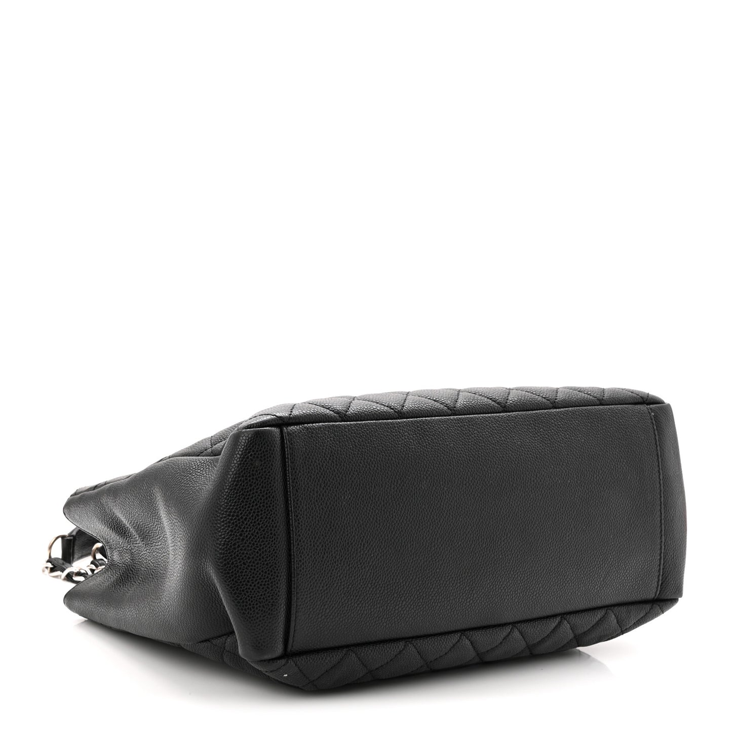 Caviar Quilted Grand Shopping Tote GST Black