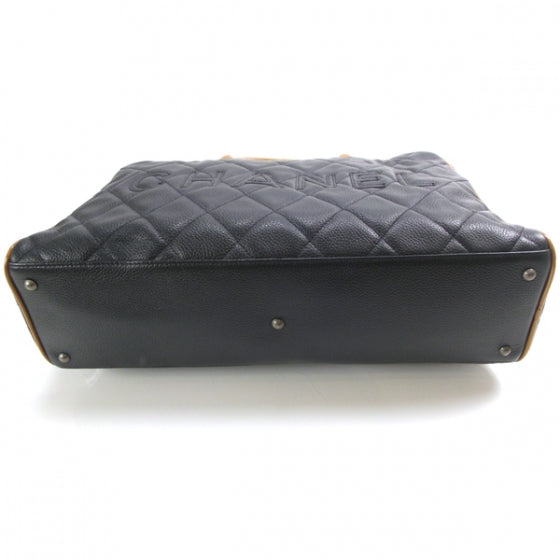Chanel Caviar Quilted Boston Navy 4 of 13
