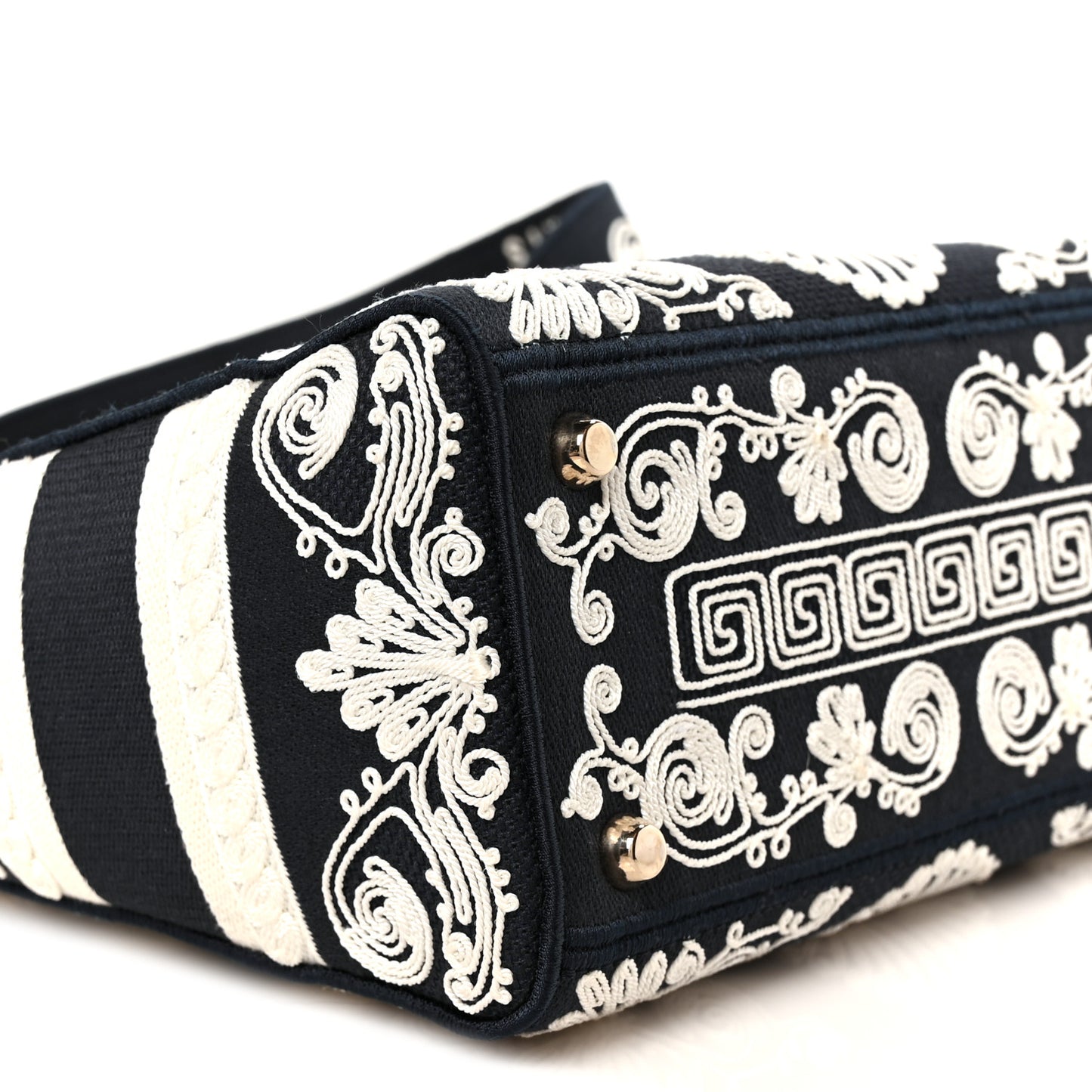 Embroidered Cornely Medium Lady D-Lite Blue White