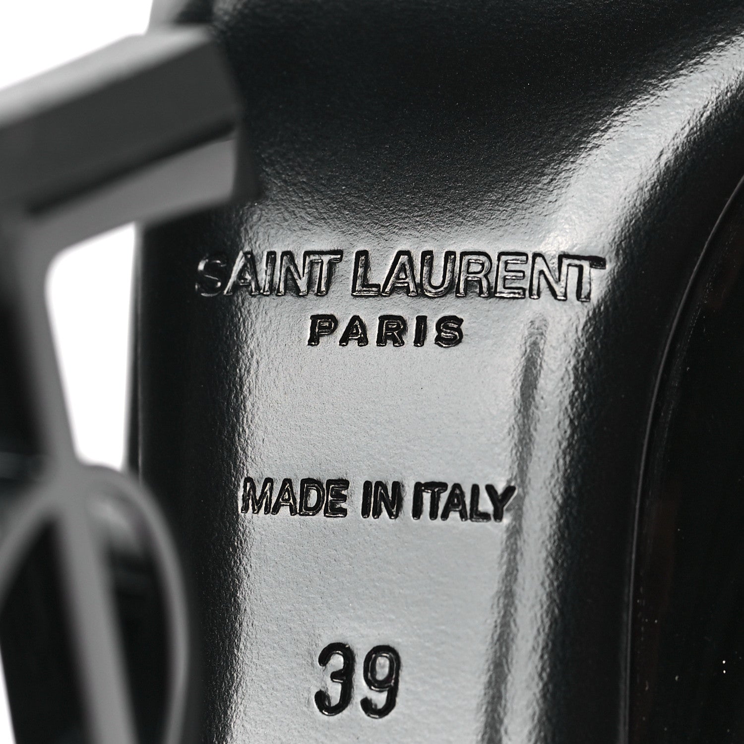 Saint Laurent Patent Opyum 110 Pumps 39 Black 6 of 9