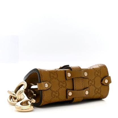 Gucci Guccissima Mini Jackie Bag Charm Brown 4 of 6