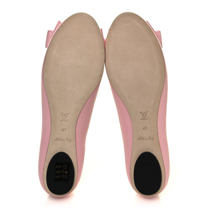 Louis Vuitton Lambskin Popi Ballerina Flats 41 Light Pink 5 of 8