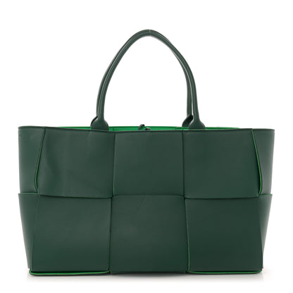 Bottega Veneta Calfskin Maxi Intrecciato Medium Arco Tote Raintree 1 of 10