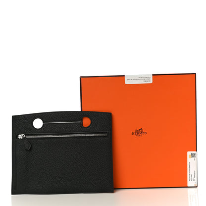 Hermes Togo Backpocket Pouch 30 Black 10 of 10