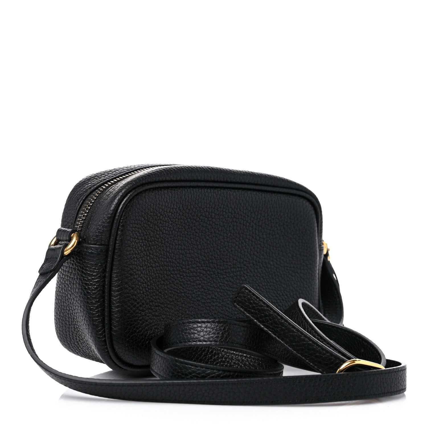 Gucci Pebbled Calfskin Mini Soho Disco Bag Black 4 of 12