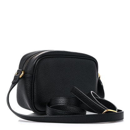 Gucci Pebbled Calfskin Mini Soho Disco Bag Black 4 of 12