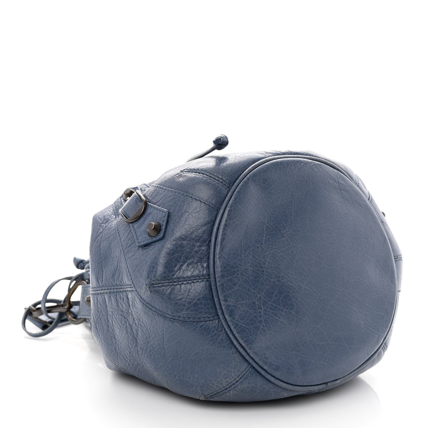 Balenciaga Agneau Classic Hardware Mini Pompon Bleu Persan 5 of 15