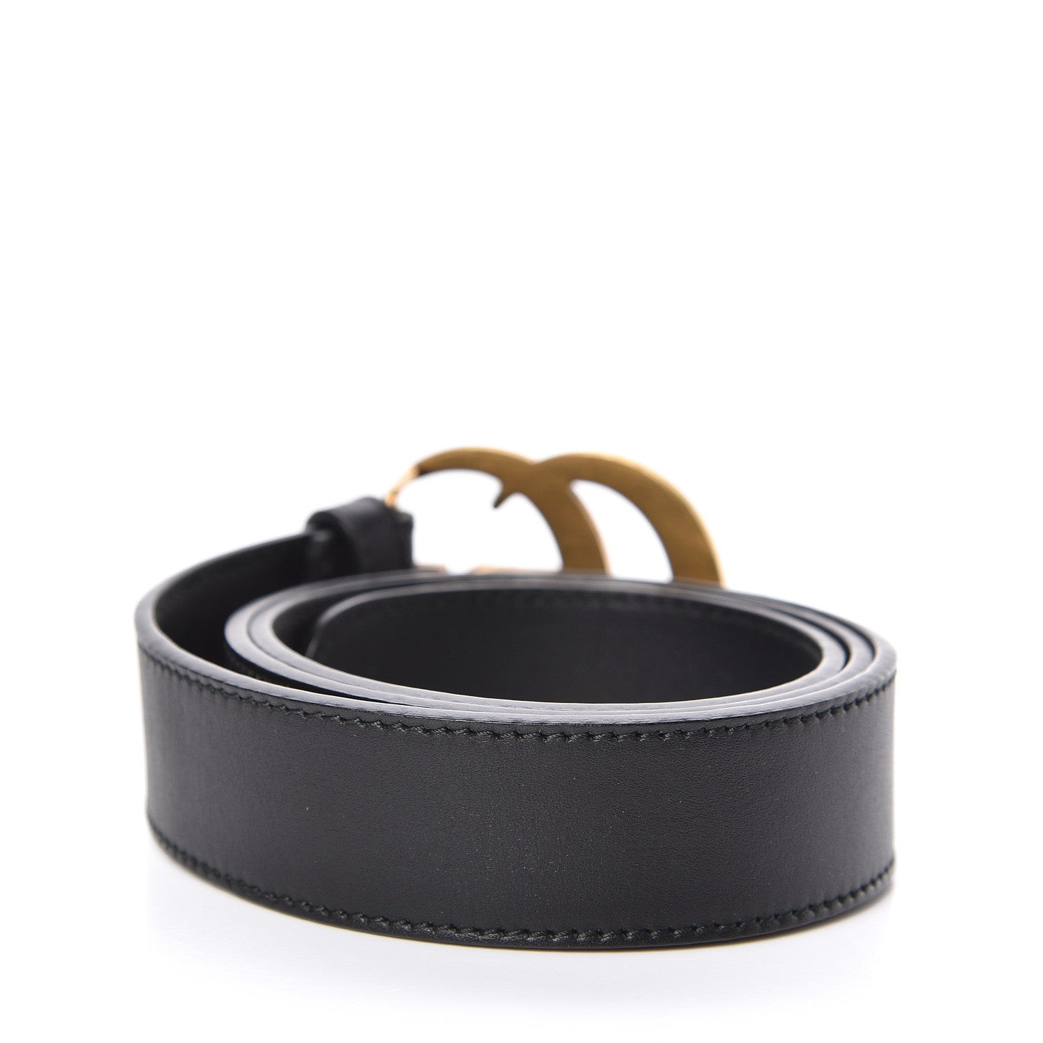 Gucci Calfskin Double G 30mm Belt 75 30 Black 3 of 6