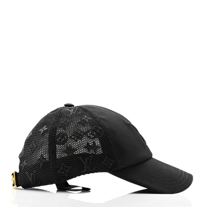 Louis Vuitton Cotton Mesh LV Signature Cap L Black 5 of 10