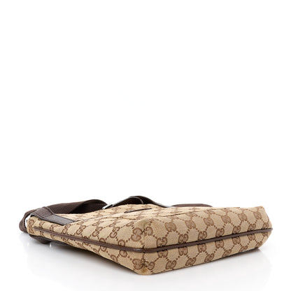 Gucci Monogram Flat Messenger Bag Dark Brown 4 of 11
