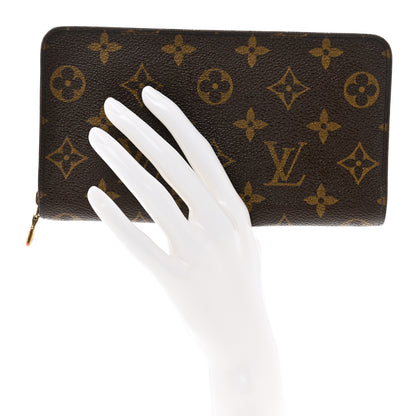 Louis Vuitton Monogram Porte-Monnaie Zippy Wallet 2 of 10