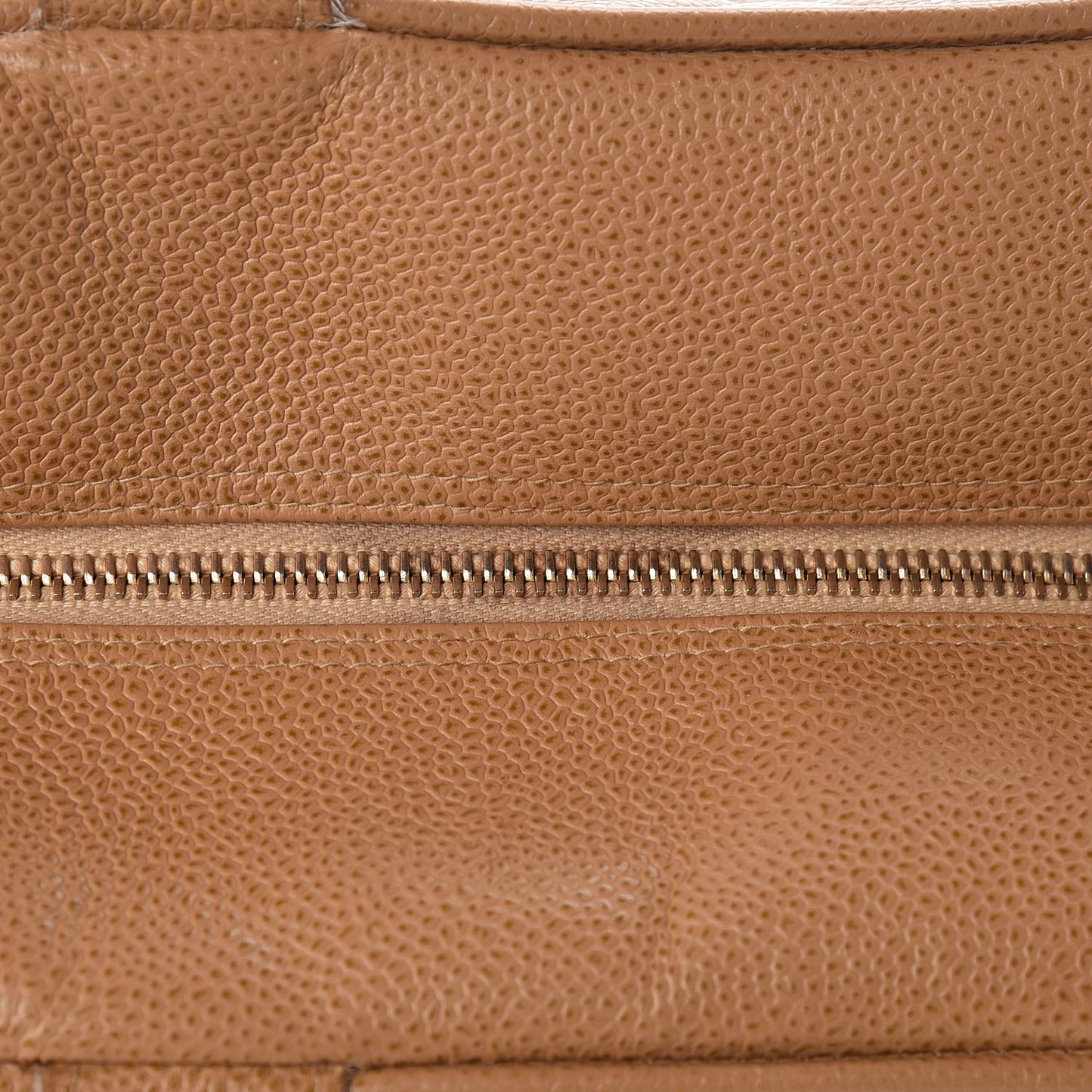 Caviar Quilted Large Bowler Bag Beige