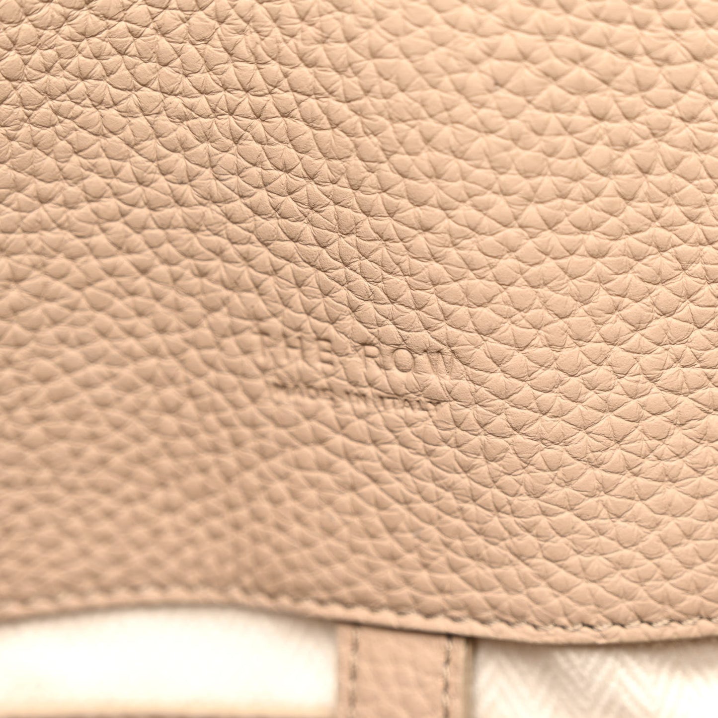 Matte Grained Calfskin Soft Margaux 15 Dark Taupe